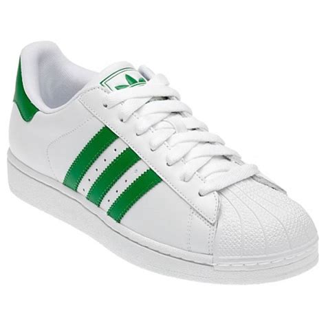 adidas superstar  shell toe  whitefairway green leather
