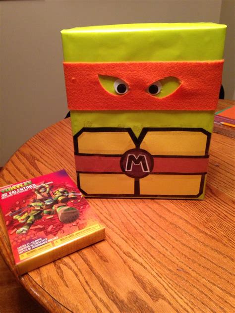 ninja turtle valentines day box kids valentine boxes valentine day