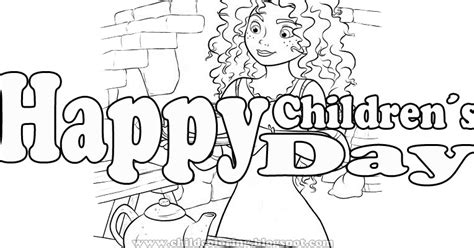 childrens day coloring child coloring