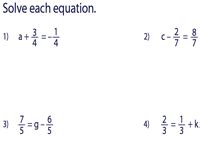 step equations  fractions worksheet escolagersonalvesgui