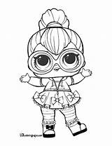 Lol Pages Coloring Neon Qt Doll Colouring Surprise Print Getcolorings Color Pag sketch template