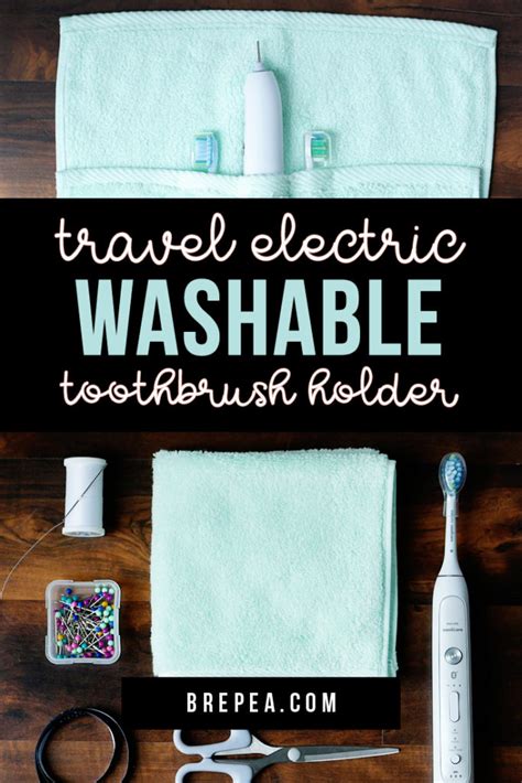 diy washable travel electric toothbrush holder bre pea