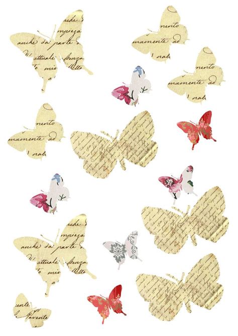 printable butterflies paper pinterest