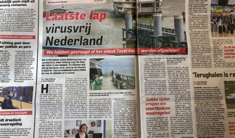 aandacht  telegraaf voor waddeneilanden de texelse courant  nieuws van het eiland