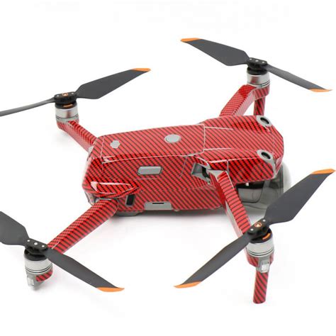 wrap skin decal stickers carbon fibre red dji air  drone accessories australia