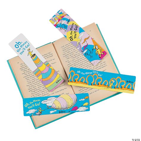 dr seuss™ oh the places you ll go bookmark assortment 50 pc
