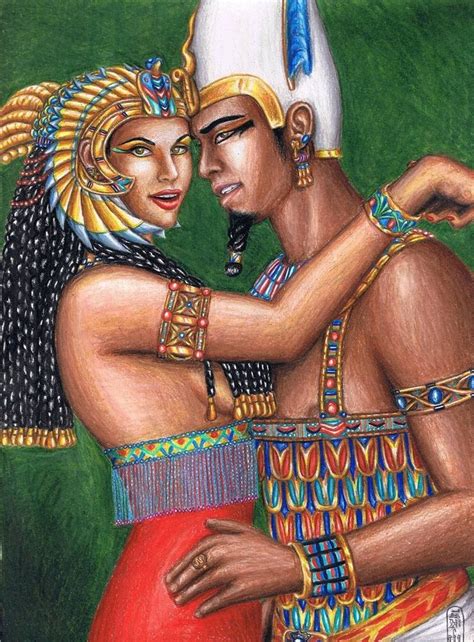 Lovers Forever Par Myworld1 Deviantart Egyptian Gods