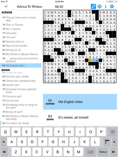 nyt crossword  fail   relevant clues ethereum