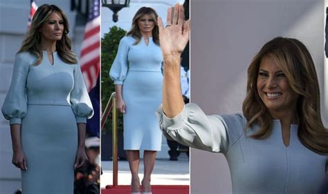 Melania Trump Style First Lady Wears £640 Dress As She