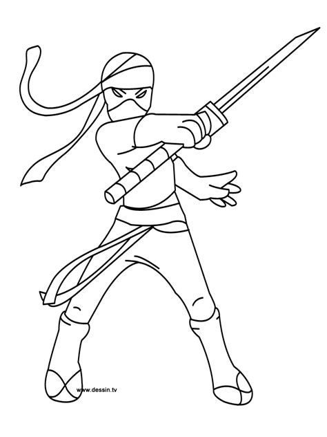 coloring ninja