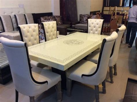 seater dining table set  composite marble top manufacturer