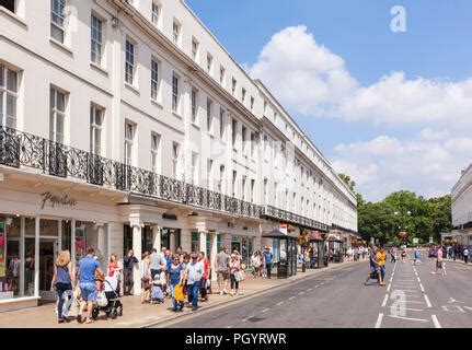 royal leamington spa town centre stock photo alamy