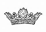 Corona Reina Crown sketch template