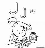 Coloring D303 Alphabet Jelly Pages Printable sketch template