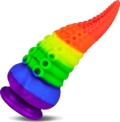 colorful tentacle dildo octopus huge anal plug premium