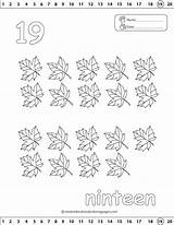 19 Number Coloring Sheet Pages Worksheets Preschool Kids Numbers Printable Template Books Writing Sketch Getcoloringpages sketch template