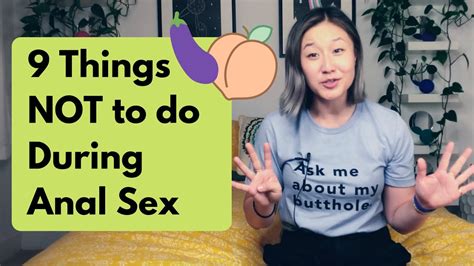 9 things not to do during anal sex health and safety tips 2021 youtube
