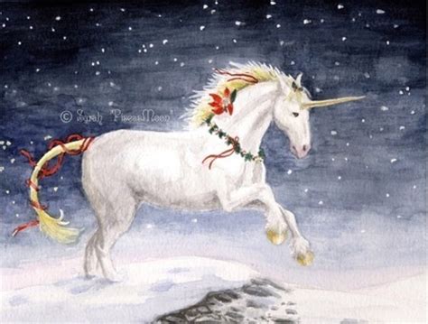 christmas unicorn unicorns photo  fanpop