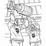 Hockey Coloring Books Book Dover Goal Amazon Stanley Cup sketch template