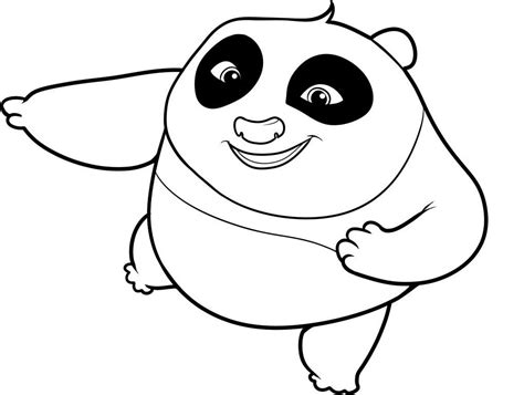 baby panda page cartoons coloring pages