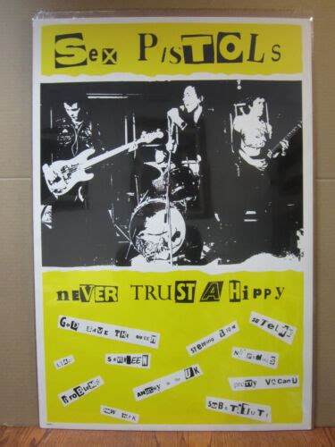 vintage sex pistols poster punk rock band music artist 5232 ebay