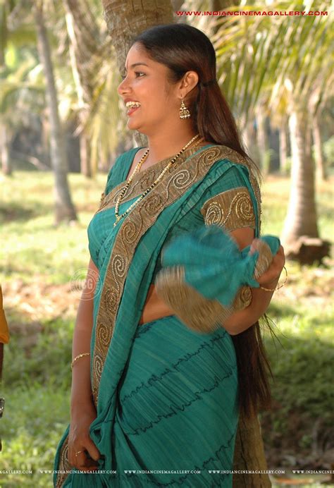 Film Actress Photos Malayalam Actress Lakshana Hot In Green Saree