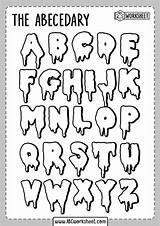 Abecedario Alphabet Tipos Bonitas Worksheets Abcfichas Educativo Abcworksheet Tipografias Abecedary Impresión Titulos Plantillas sketch template