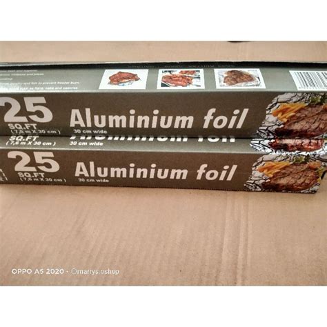 jual aluminium foil cm meter shopee indonesia