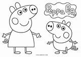 Peppa Pig Wutz Zum Colouring Cool2bkids Ausmalen sketch template