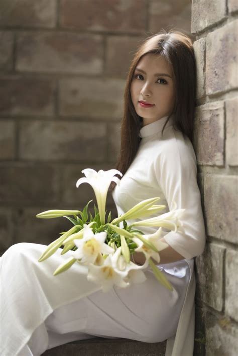 Áo Dài Vietnamese Traditional Long Dress Áo Dài Phụ Nữ Con Gái
