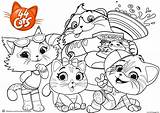 Coloring Pages Cats Printable Book Cat Info sketch template