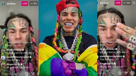 6ix9ine explains why he snitched on first live since his release