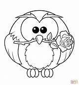 Owl Coloring Rose Pages Owls Book Printable Colouring Resolution High Cute Zum Ausmalbild Drawing Eule Eulen Ausmalbilder Malvorlagen Ausdrucken Cartoons sketch template