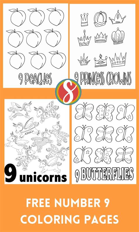 number  coloring page printables stevie doodles