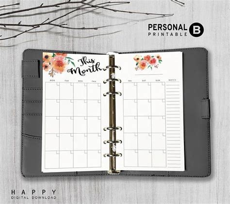 pin  happy digital   printable journaling inserts daily