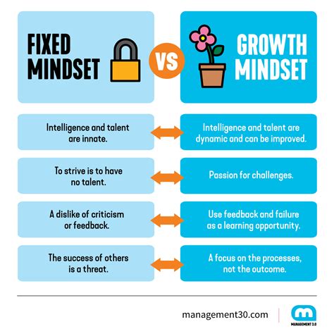 fixed mindset  growth mindset management