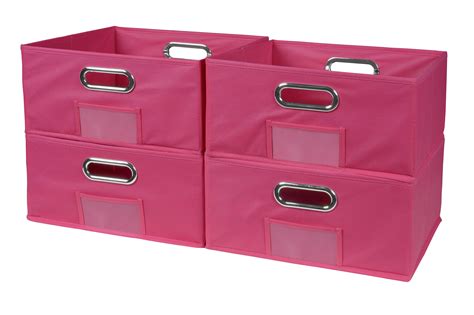collapsible home storage set   foldable fabric  storage bins