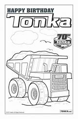 Tonka 70th Celebrate Tiny Win Toys Birthday Colouring Fans Might Hours Competition Awesome Sheet Fun Print Also Little sketch template