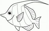 Coloring Fish Rainbow Printable Colouring Pages Kids Comments sketch template