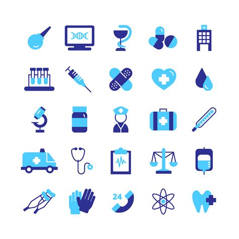 medicine icons set  vector art  vecteezy