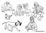 Hound Disneya Bajki Kolorowanki Druku Filmowe sketch template