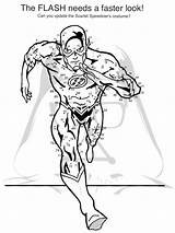 Flash Coloring Pages Dc Comics Print Superhero Kinetic Printable Color Designlooter Dots Connect Running Getdrawings Library Clipart Comments Coloringhome sketch template