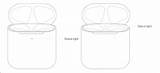 Airpods Drawing Gabinete Luzes Significam sketch template