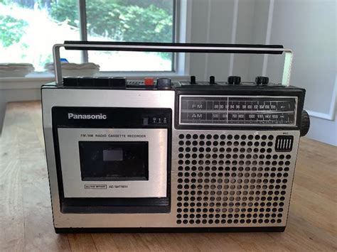 vintage panasonic cassette recorder amfm radio estatesalesorg
