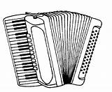 Accordion Accordian Clipground sketch template
