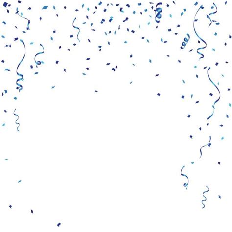blue confetti illustrations royalty free vector graphics