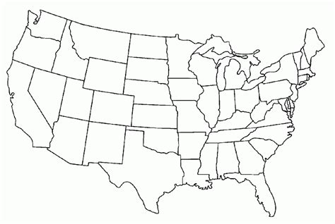 coloring pages united states map coloring home