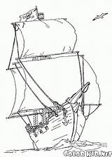 Piratas Vela Navio sketch template