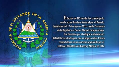 Escudo De Armas De El Salvador Youtube