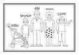 Esl Colouring Sheets Family Coloring Pages Sparklebox Families sketch template